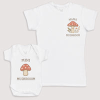 Mini Mushroom - Baby Gift Set - Baby Bodysuit Gift Set