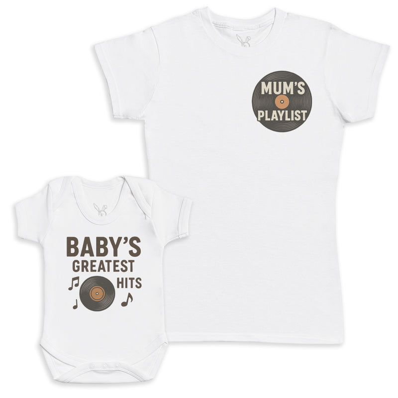 Babys Greatest Hits - Baby Gift Set - Baby Bodysuit Gift Set