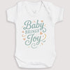 Baby Brings Joy - Baby Gift Set - Baby Bodysuit Gift Set