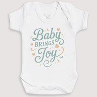 Baby Brings Joy - Baby Gift Set - Baby Bodysuit Gift Set