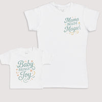 Baby Brings Joy - Baby Gift Set - Baby Bodysuit Gift Set