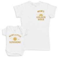 Mums Little Sunshine - Baby Gift Set - Baby Bodysuit Gift Set