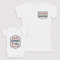 Baby Sprint Champion - Baby Gift Set - Baby Bodysuit Gift Set