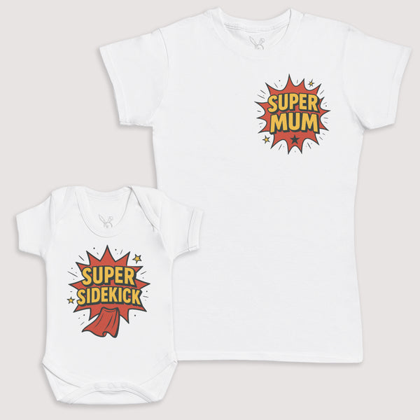 Super Sidekick - Baby Gift Set - Baby Bodysuit Gift Set
