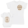 Baby Thinks So Too - Baby Gift Set - Baby Bodysuit Gift Set