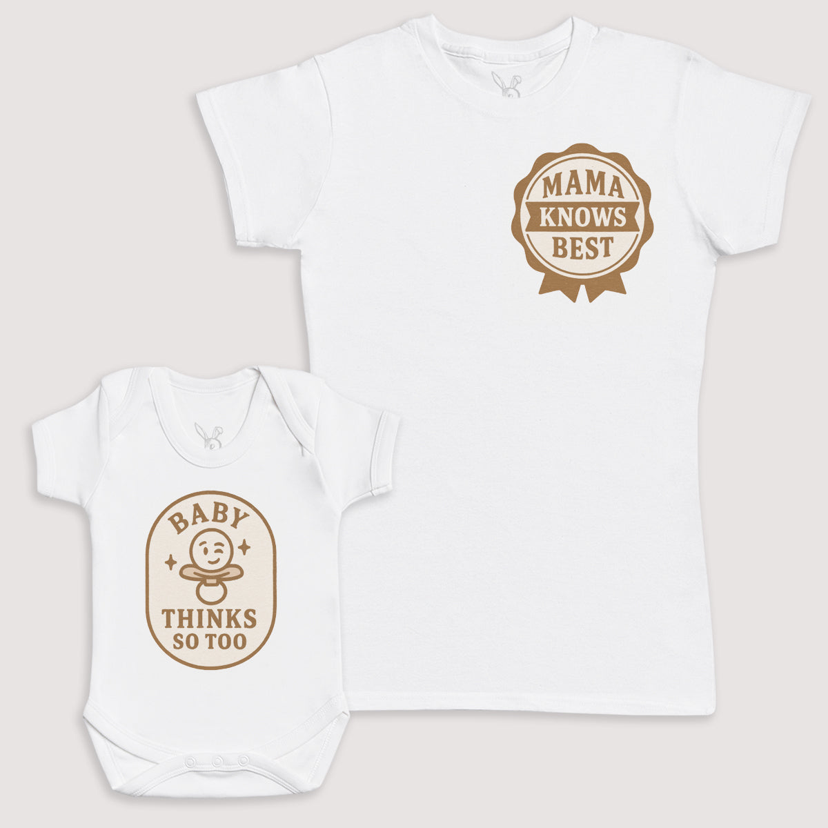 Baby Thinks So Too - Baby Gift Set - Baby Bodysuit Gift Set