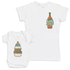 Baby Bottle - Baby Gift Set - Baby Bodysuit Gift Set