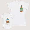 Baby Bottle - Baby Gift Set - Baby Bodysuit Gift Set