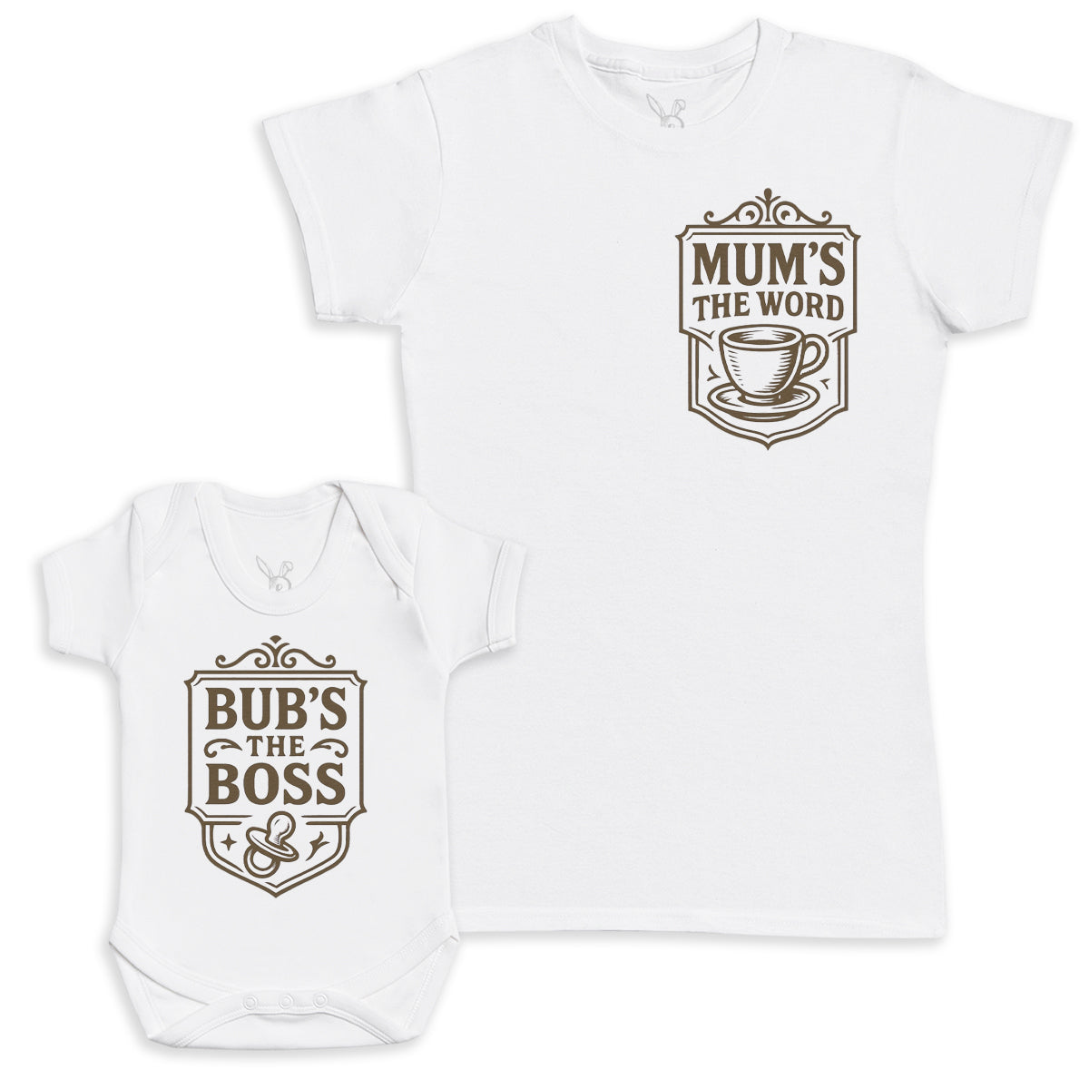 Bub's The Boss - Baby Gift Set - Baby Bodysuit Gift Set