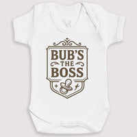 Bub's The Boss - Baby Gift Set - Baby Bodysuit Gift Set