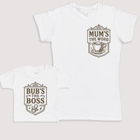 Bub's The Boss - Baby Gift Set - Baby Bodysuit Gift Set
