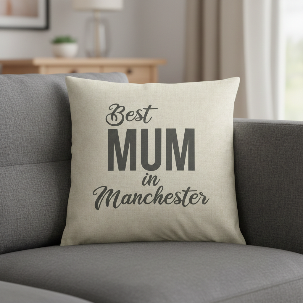 PERSONALISED Best Mum In... - Printed Cushion Cover
