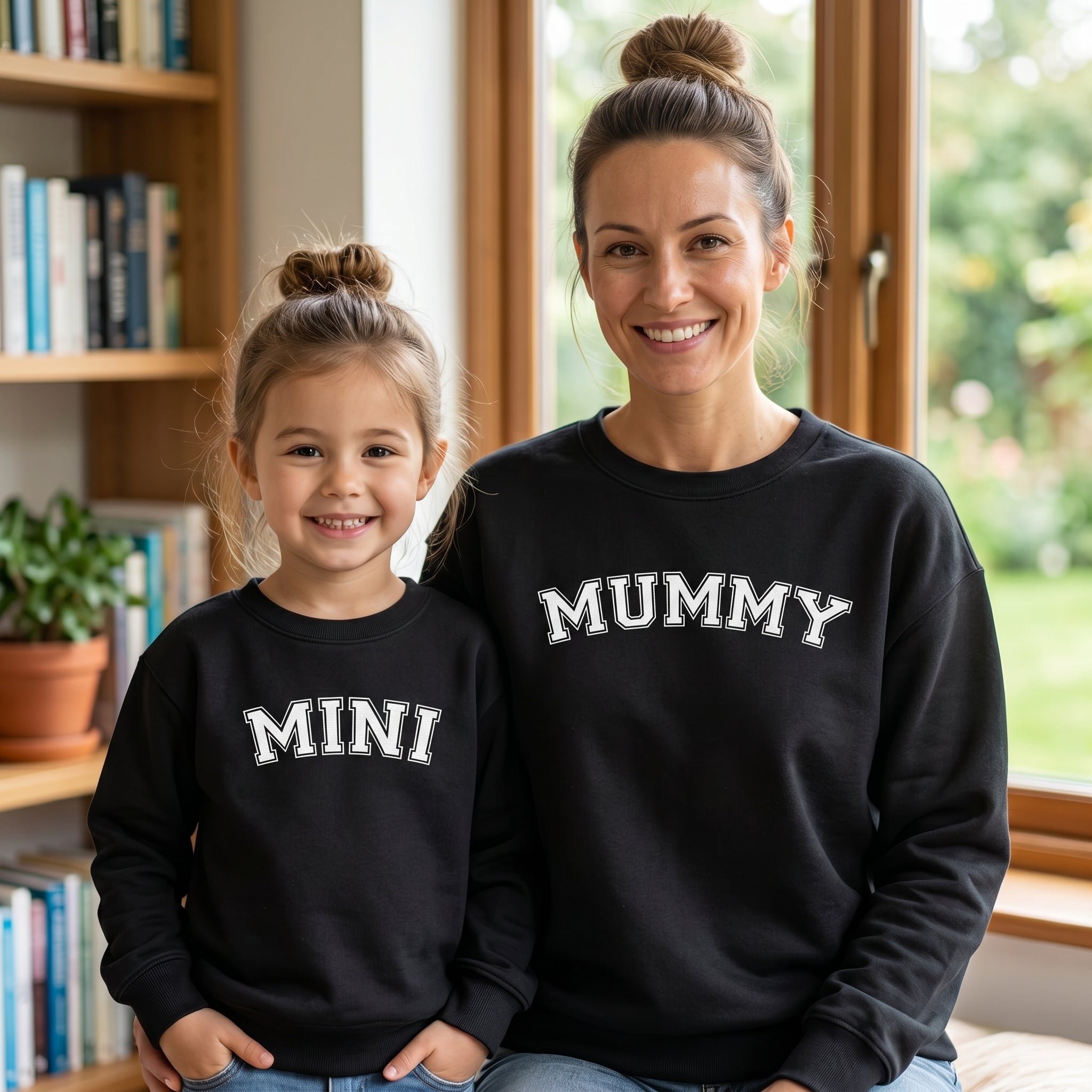 Mummy & Mini Varsity Style Print - All Styles - Sweater or Hoodie - (Sold Separately)