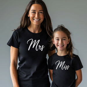 Mrs & Miss - T-Shirt & Bodysuit / T-Shirt - (Sold Separately)