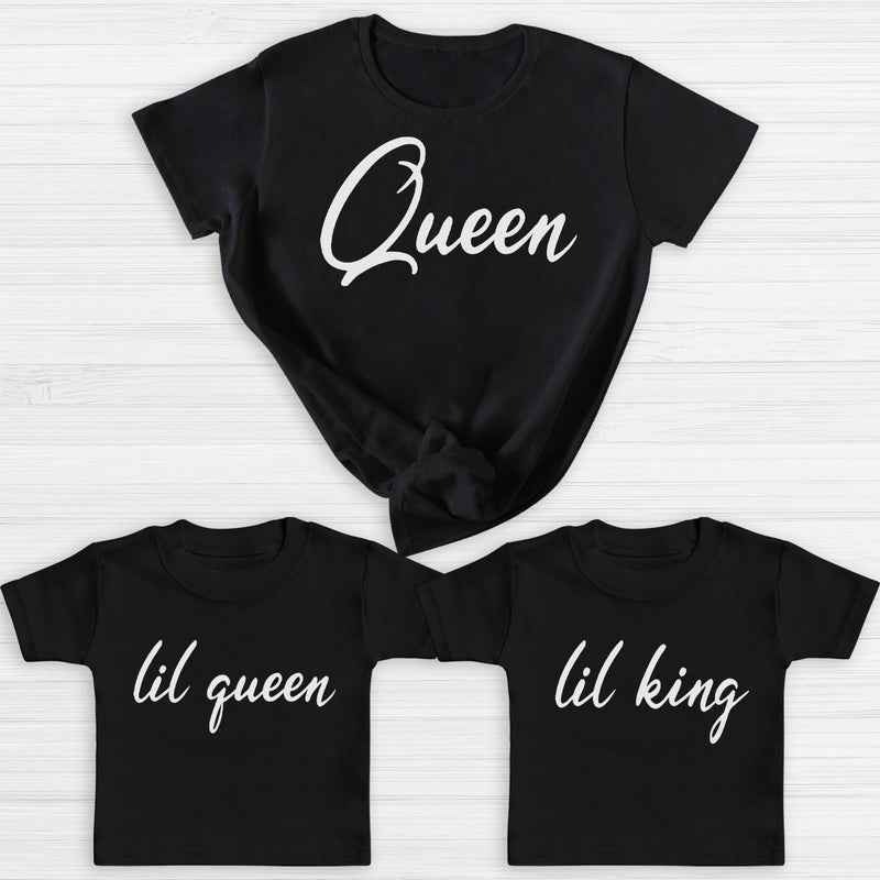 Queen, Lil Prince & Lil Princess - T-Shirt & Bodysuit / T-Shirt - (Sold Separately)