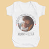 PERSONALISED Photo Our First Mother's Day - Baby Bodysuit