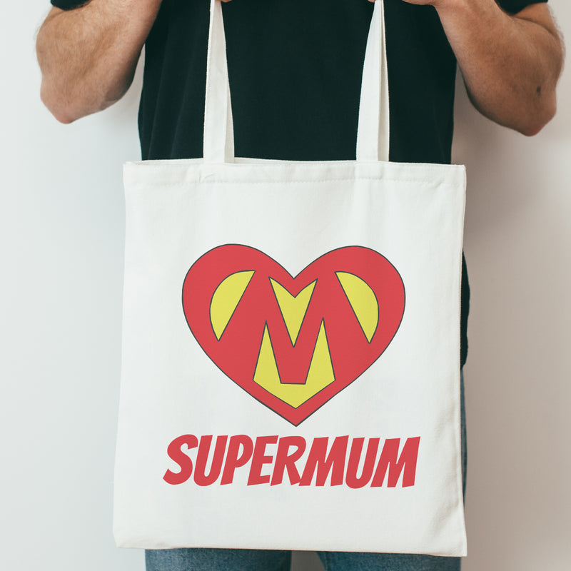 Super Mum - Canvas Tote Shopping Bag