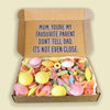 Mum You're My Favourite But Don't Tell Dad - Jelly & Fizzy Sweet Box