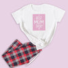 Best Mum Ever - Pyjamas - Top & Tartan PJ Bottoms