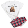 mama bear - Pyjamas - Top & Tartan PJ Bottoms