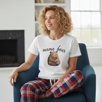 mama bear - Pyjamas - Top & Tartan PJ Bottoms