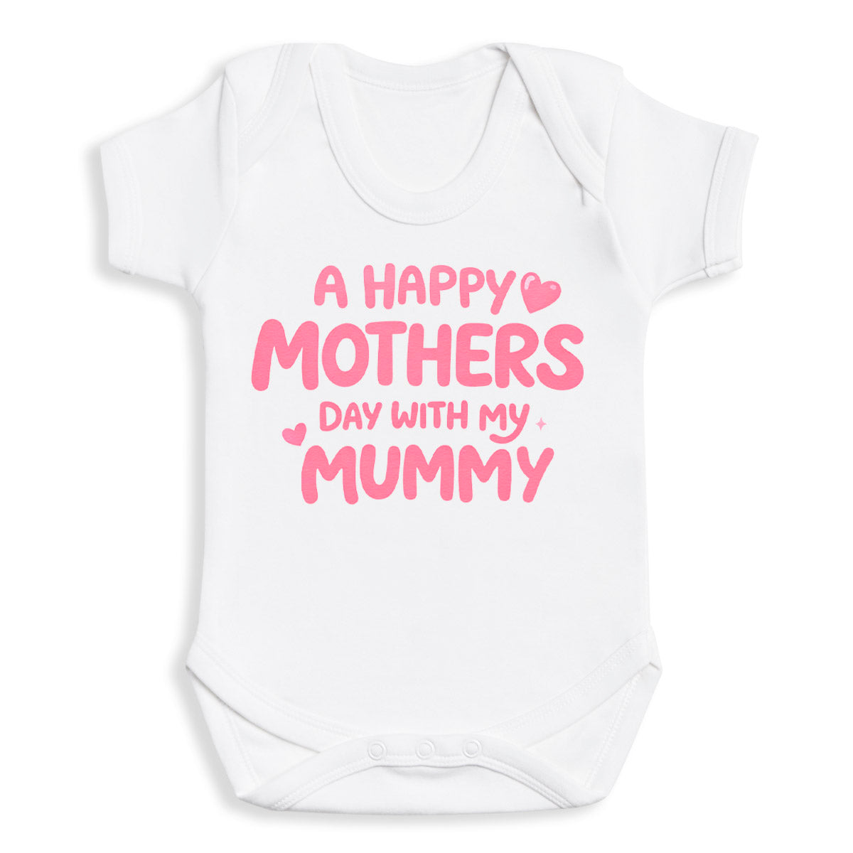 A Happy Mothers Day With My Mummy - Baby Bodysuit