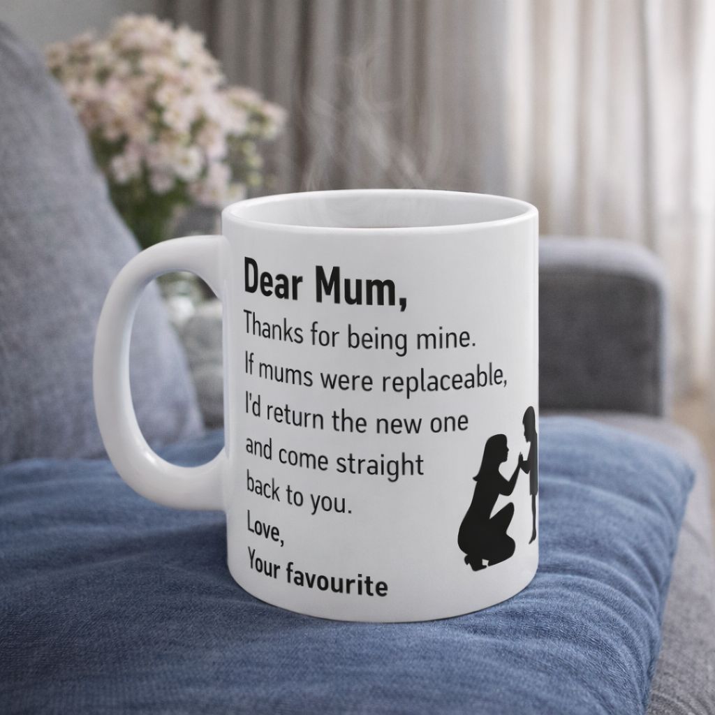 Dear Mum Thanks for being mine - Mug Gift