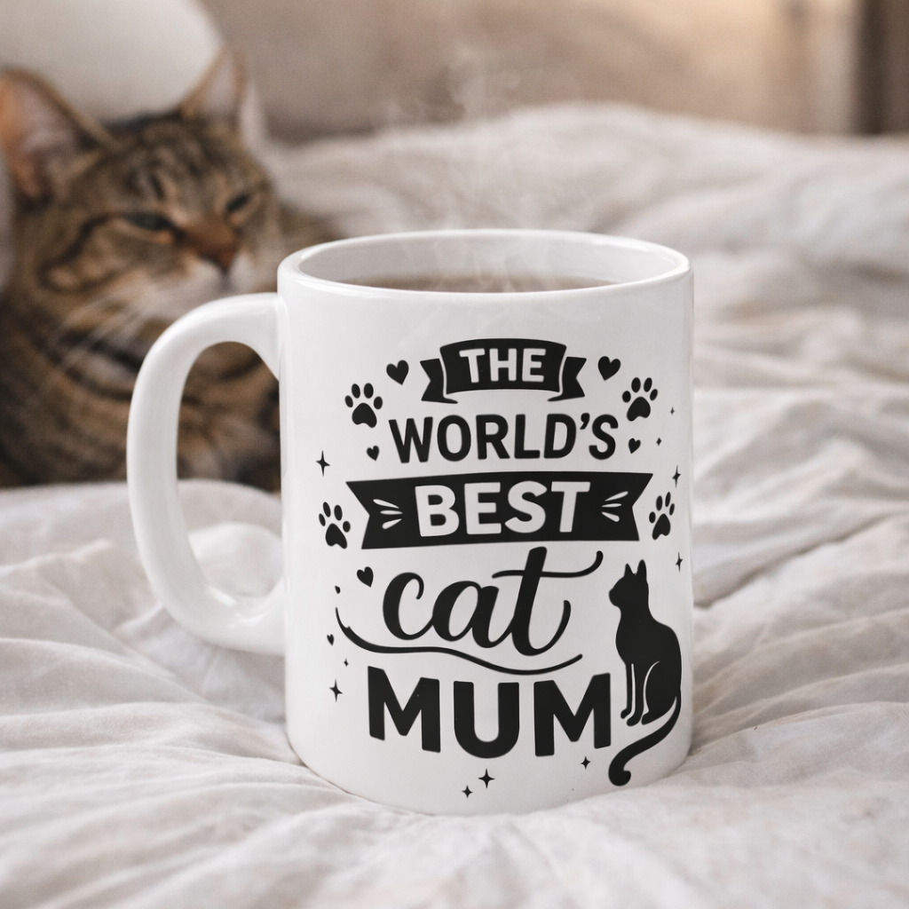 The Worlds Best Cat Mum - Mug Gift