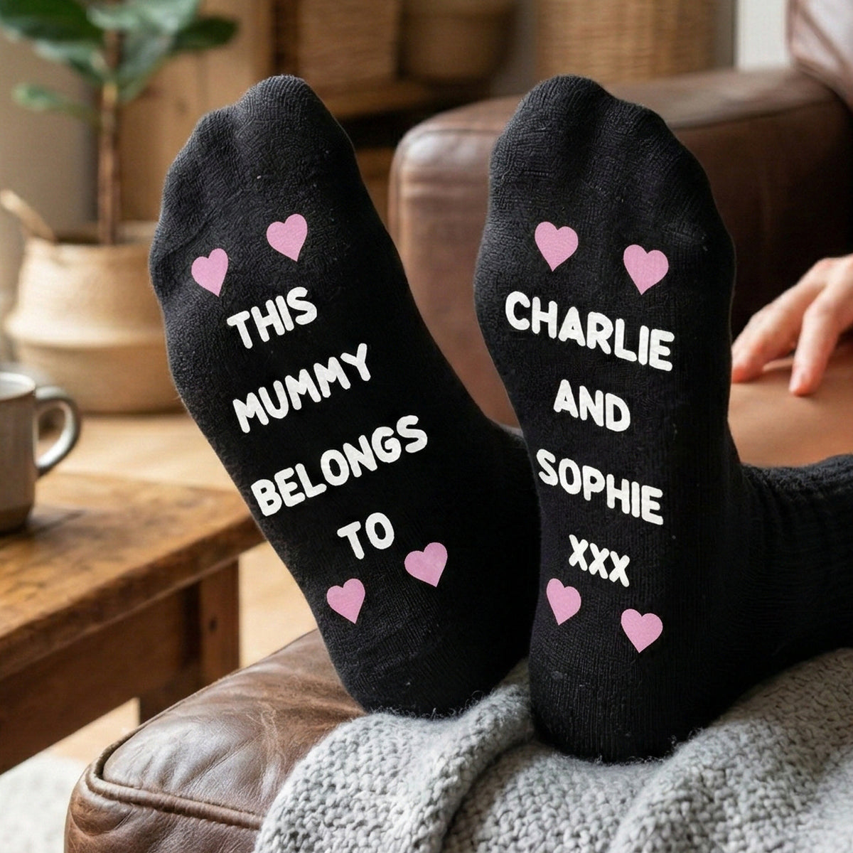 PERSONALISED This Mummy Belongs To - Printed Funny Socks