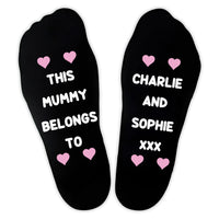 PERSONALISED This Mummy Belongs To - Printed Funny Socks