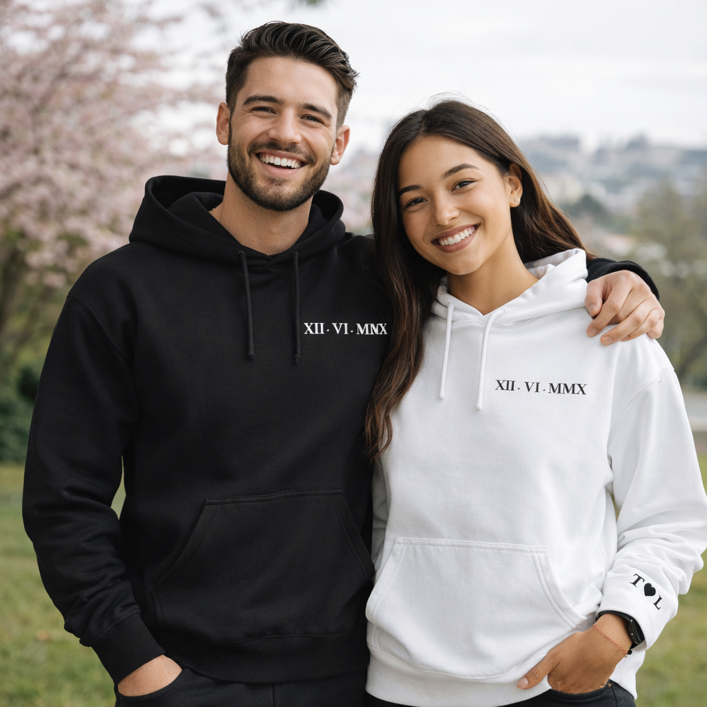 PERSONALISED Roman Numerals & Couple Initials - Couple Gift Set - (Sold Separately)