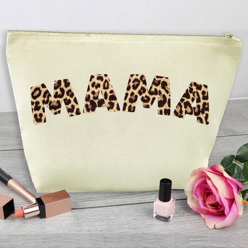 Mama Leopard Print - Canvas Bag