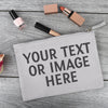 PERSONALISED Your Own Text or Name - Canvas Accessory Make Up & Purse Pouch