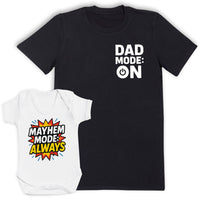 Mayhem Mode ON Always - T-Shirt & Bodysuit / T-Shirt - (Sold Separately)