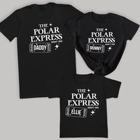 PERSONALISED Name Polar Express - Christmas Hoodie, T-Shirt or Sweater - All Sizes