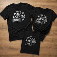 Polar Express mit persönlichem Namen – Weihnachts-Hoodie, T-Shirt oder Pullover – alle Größen
