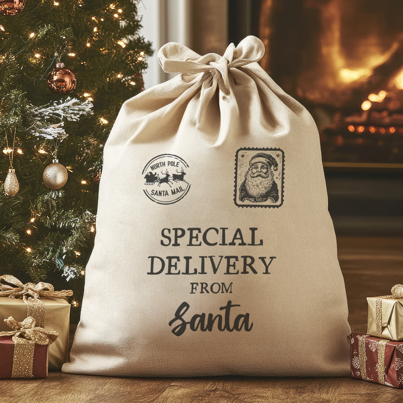 Special Delivery From Santa - Christmas Santa Sack
