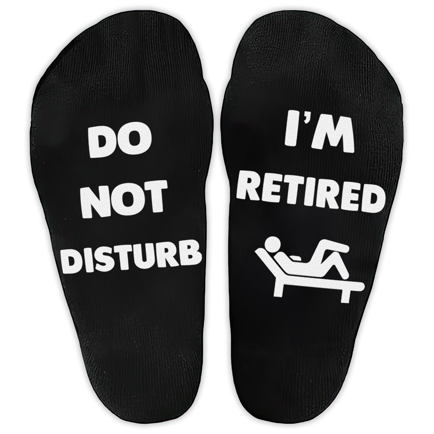 Do Not Disturb I'm Retired - Printed Funny Socks