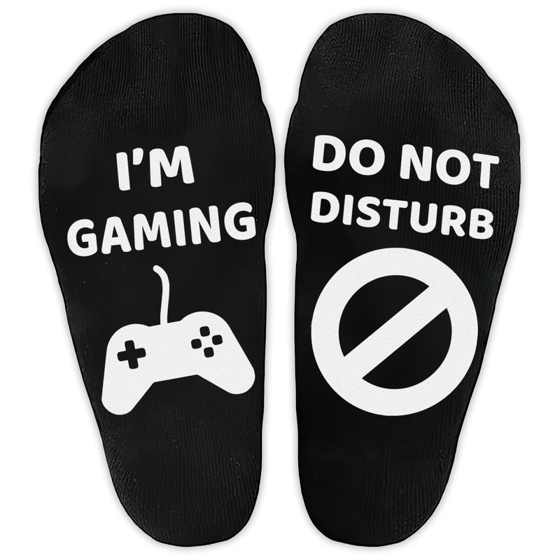 I'm Gaming Do Not Disturb - Printed Funny Socks
