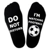 Do Not Disturb I'm Watching Football - Printed Funny Socks