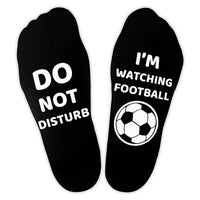 Do Not Disturb I'm Watching Football - Printed Funny Socks