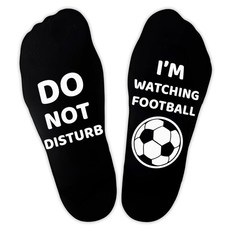 Do Not Disturb I'm Watching Football - Printed Funny Socks