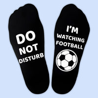 Do Not Disturb I'm Watching Football - Printed Funny Socks