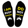 I Am Busy Gaming Do Not Disturb - Printed Funny Socks