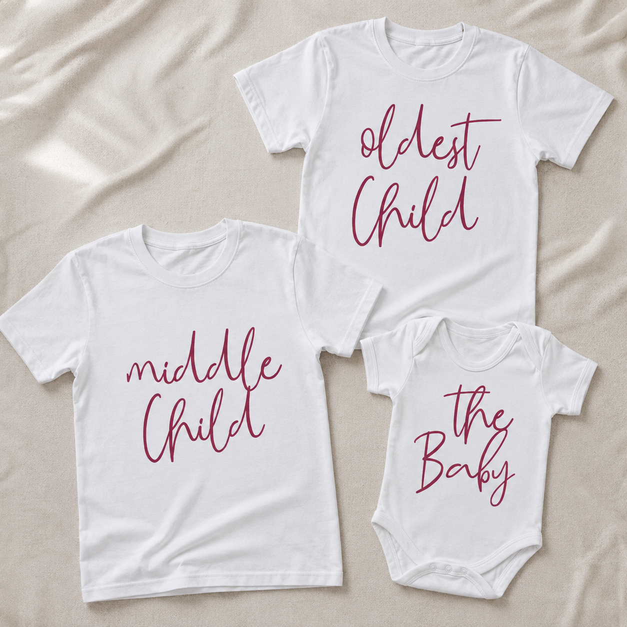 Oldest, Middle & Baby - Matching Sisters Set - Matching Sets - 0M upto 14 years - (Sold Separately)