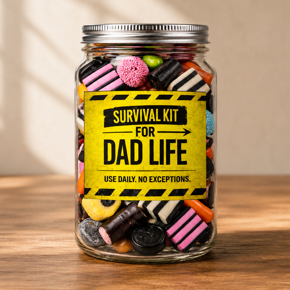 Survival Kit For Dad - Sweet Jar Treat