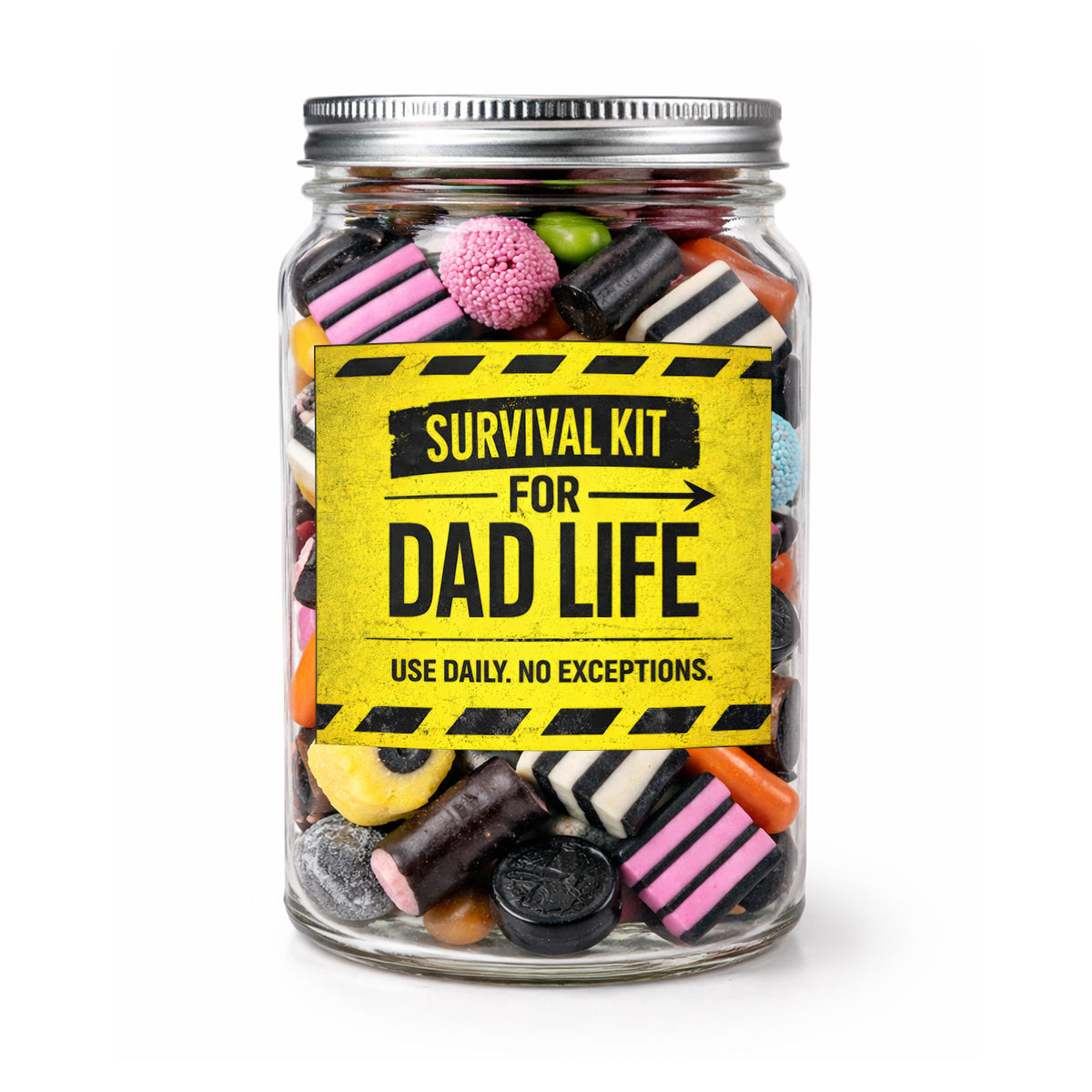 Survival Kit For Dad - Sweet Jar Treat