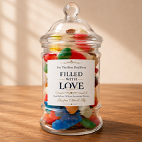 Filled With Love For The Best Dad Ever - Sweet Jar Treat