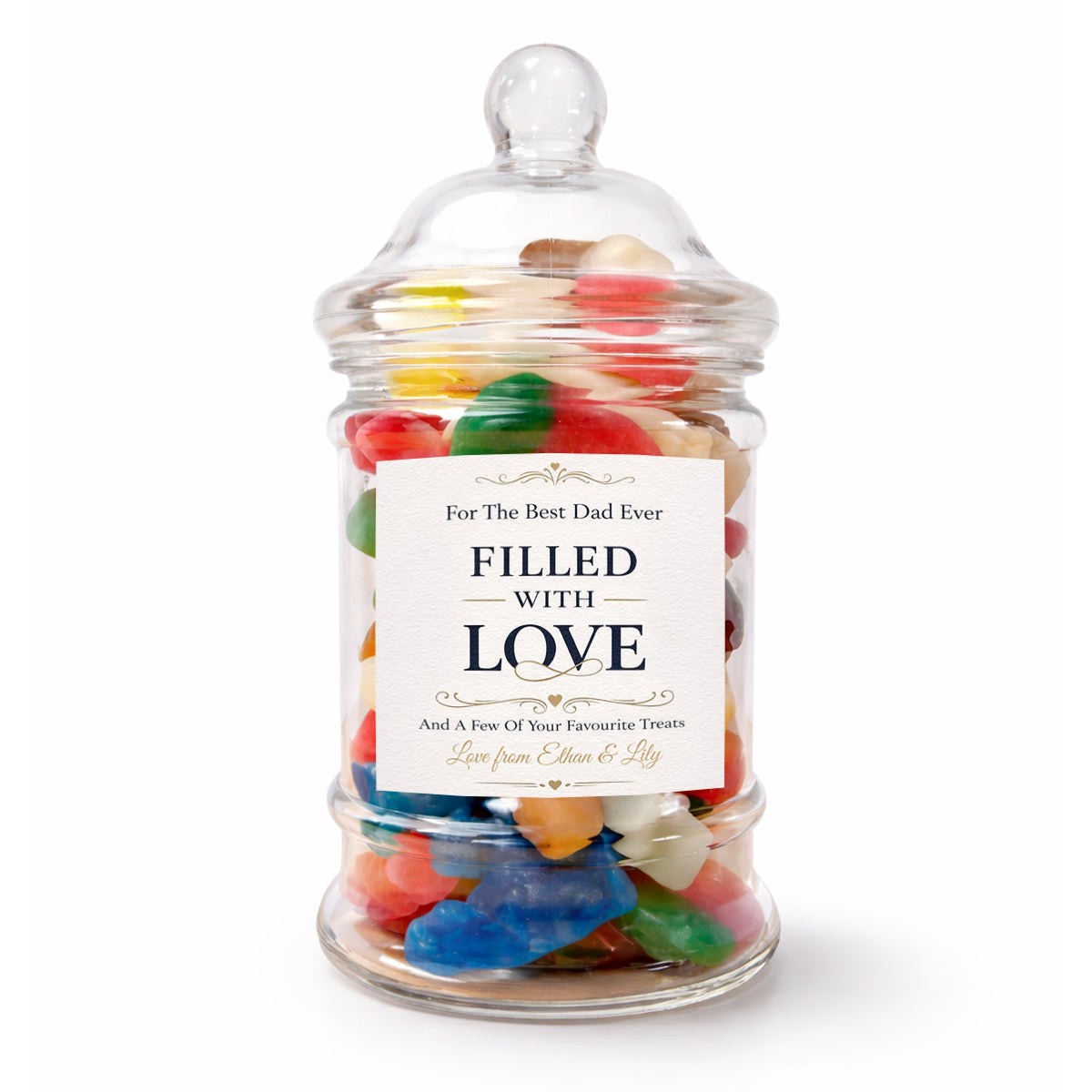 Filled With Love For The Best Dad Ever - Sweet Jar Treat