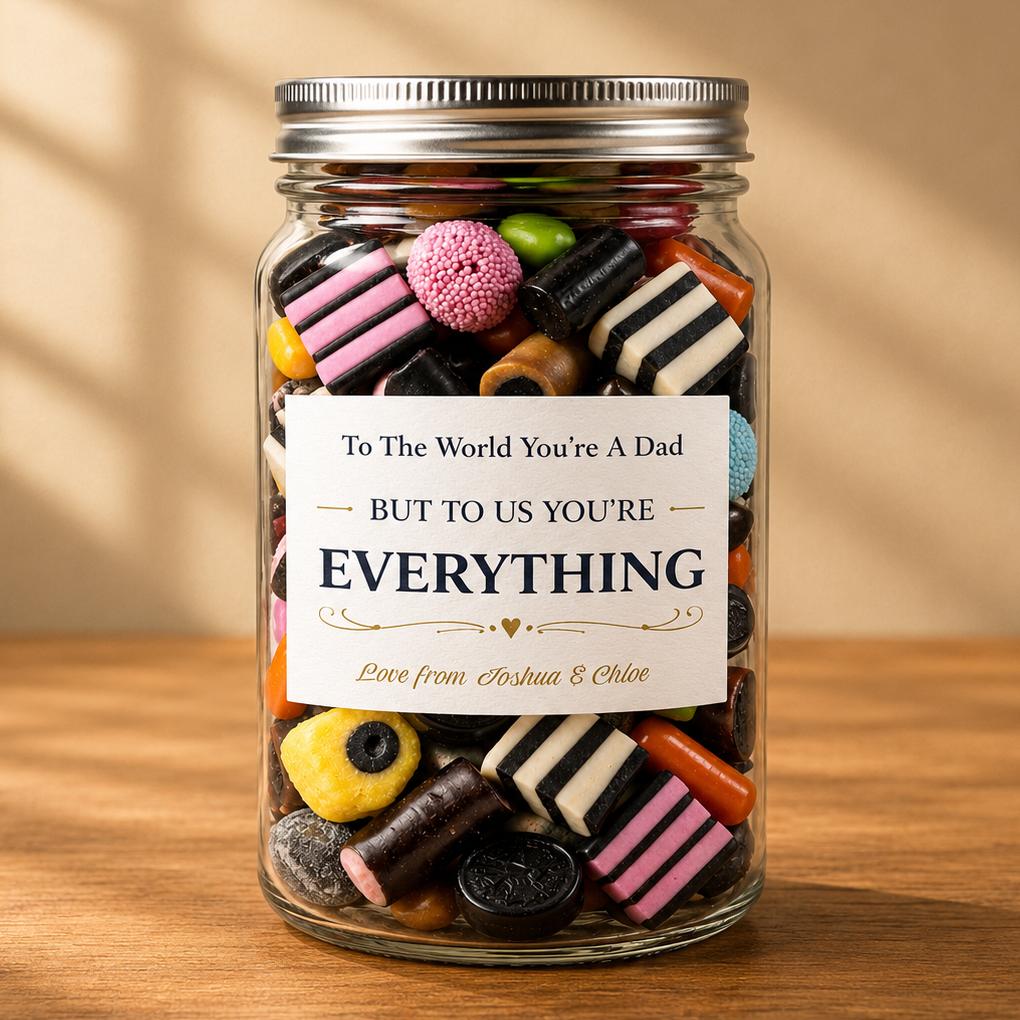 PERSONALISED Dad To Us You Are Everything - Sweet Jar Treat